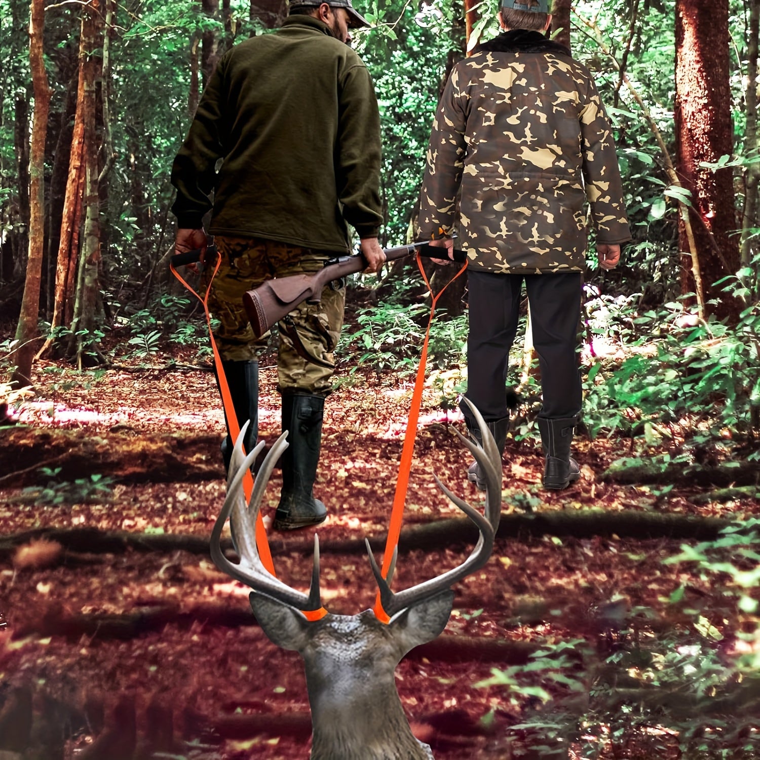 Outdoor Deer Drag Rope with Non-slip Handle