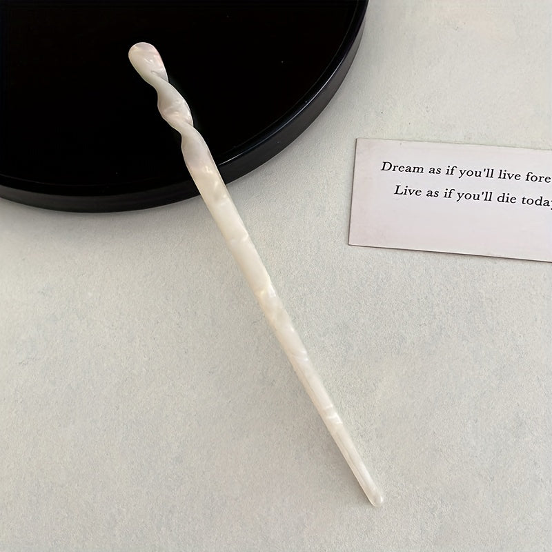 Marble Pattern Hairpin Headdress Vintage Hair Accessories