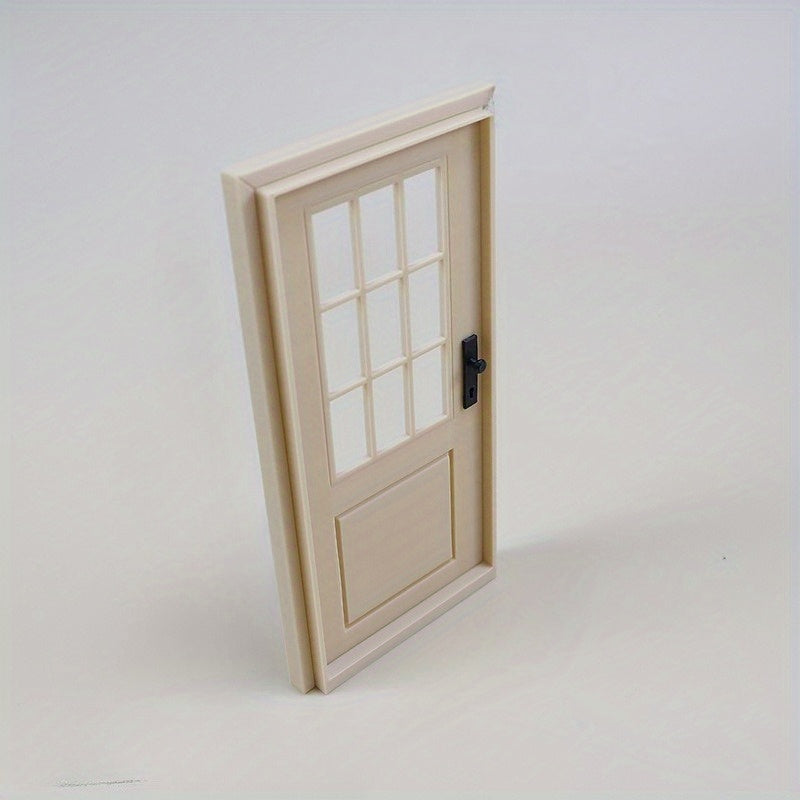 Mini 1:12 Scale Blank Door Model for Dollhouses