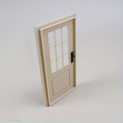 Mini 1:12 Scale Blank Door Model for Dollhouses