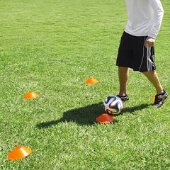 10pcs Football Training Marker Soccer Ball Training Disc Marker Cone