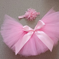 2Pcs Newborn Puffy Skirt Kids Photography Costume Baby Rabbit Rabbit Skirt