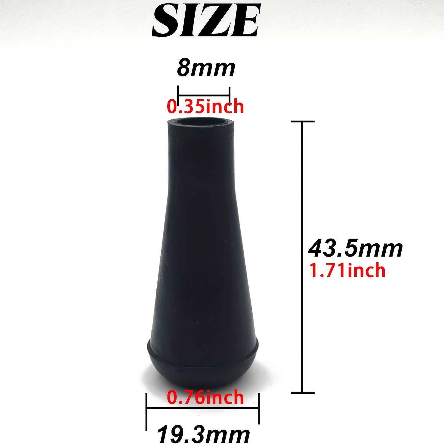 3pcs Rubber Arrows Points for Training
