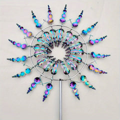 Metal Windmill Wind Catcher Garden Weather Vane Yard Decoration