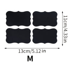 5pcs Blackboard Label Reusable Sticker for Can and Box