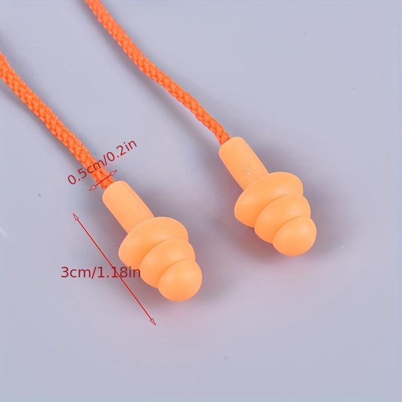 Waterproof Silicone Ear Plugs for Swimming & Sleeping
