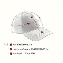 Unisex Baseball Hat Adjustable Retro Printed Hat Outdoor Fishing Hat