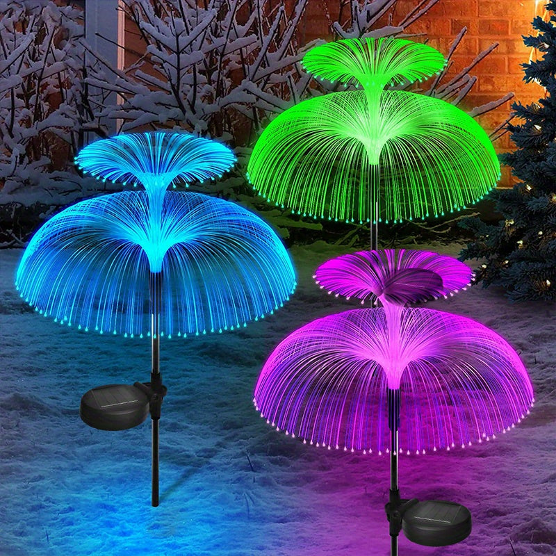 Solar Flower Lights Outdoor Decorative Waterproof Solar Yard Light
