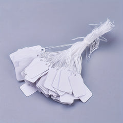 500pcs Rectangular Jewelry Tags Clothing Commodity Labels