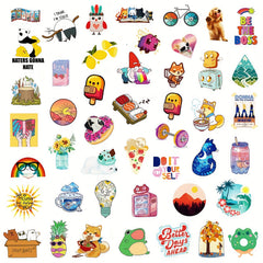 300pcs Water Bottle Stickers Vinyl Sticker Packs For Water Bottle Laptop Scrapbo