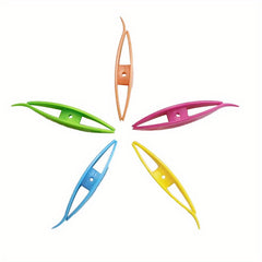 5pcs Colorful Plastic Tatting Shuttles Lace DIY Hand Lacemaking Craft Tool