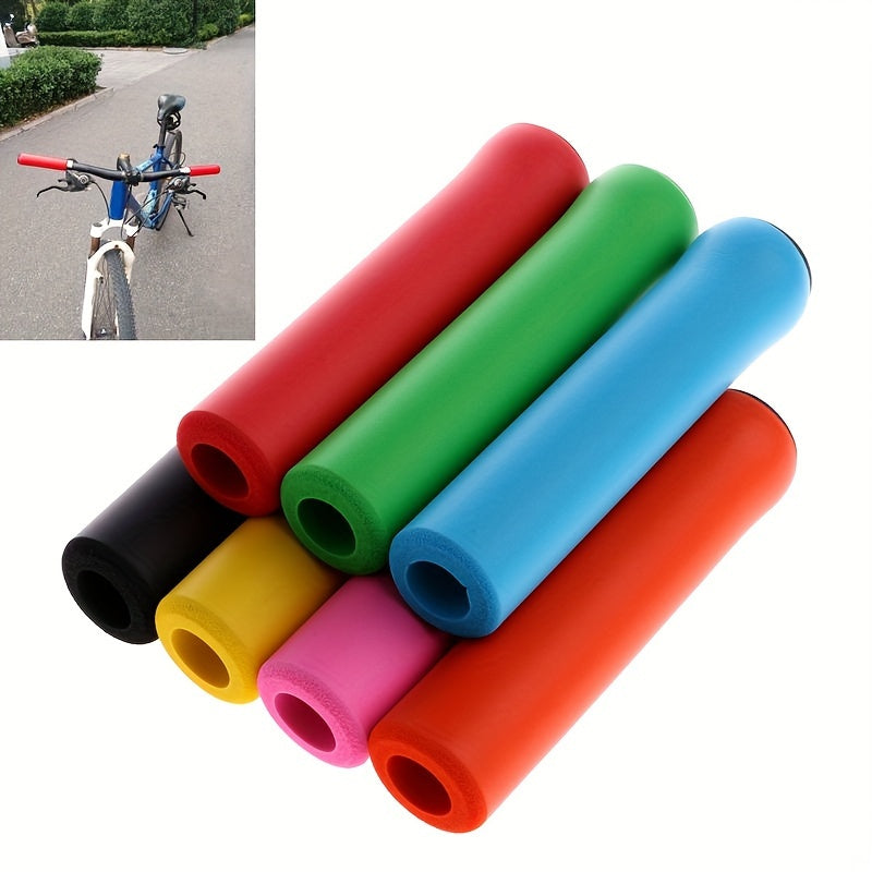 Silicone Handlebar Covers Soft Sponge Mountain Bike Random