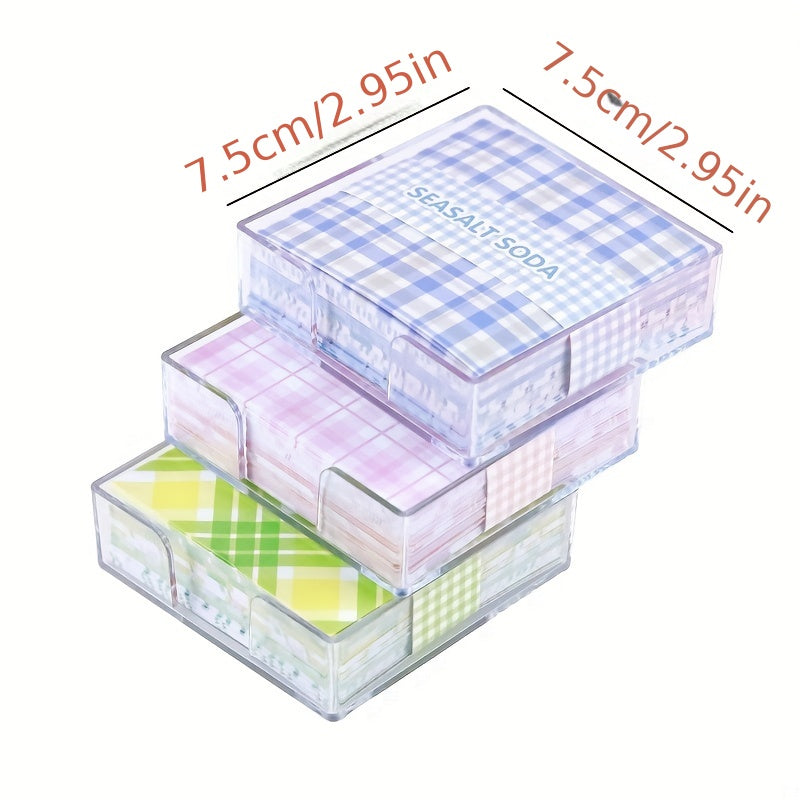 Grid Memo 200 Sheets in Box Non-sticky Hand Account Texture Material Paper