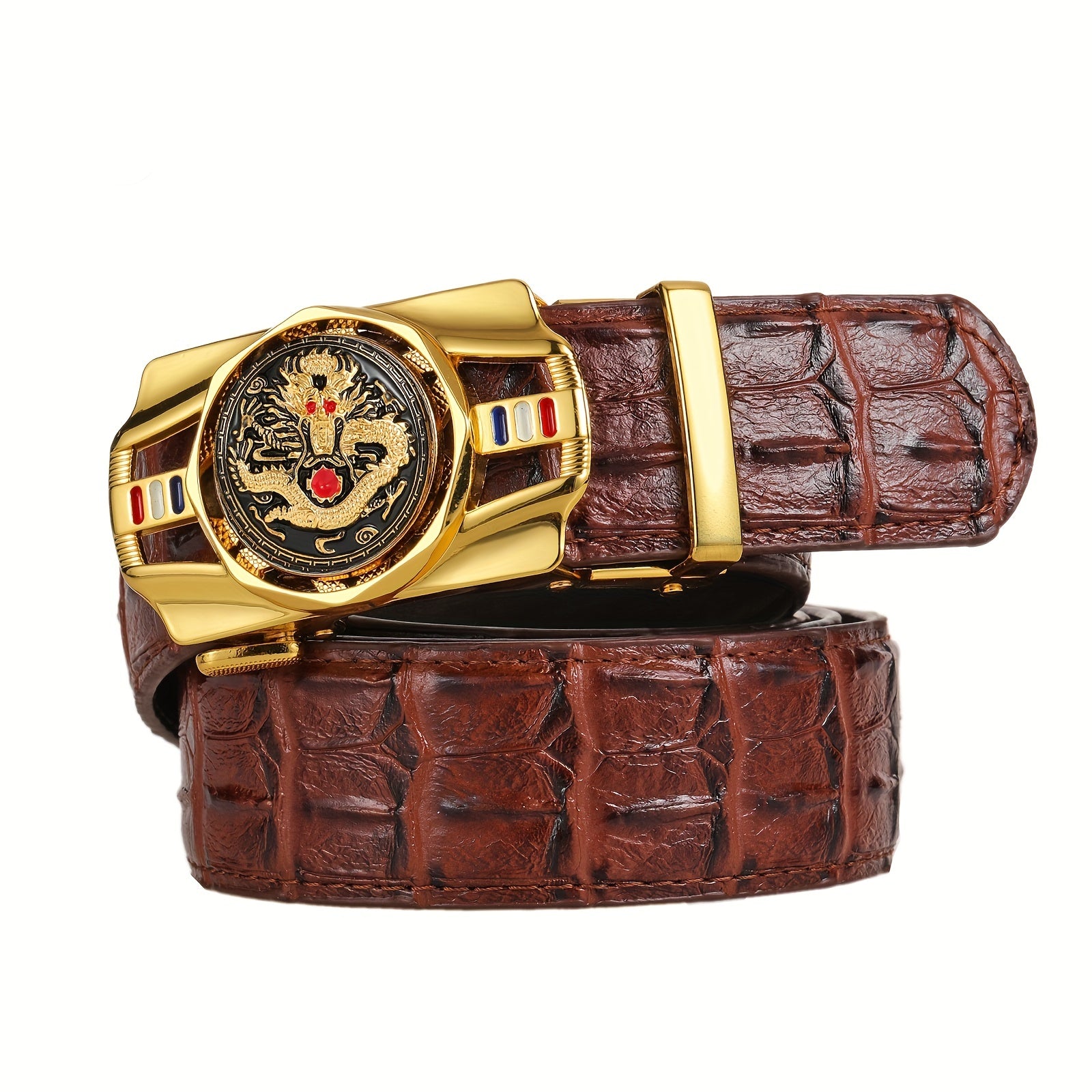 Men's Dragon Buckle Belt - Perfect Gift for Him