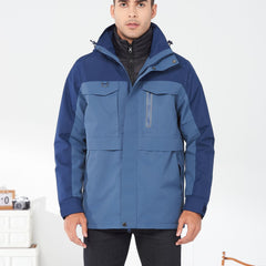 Men's 3 in 1 Duck Down Jacket Windbreaker