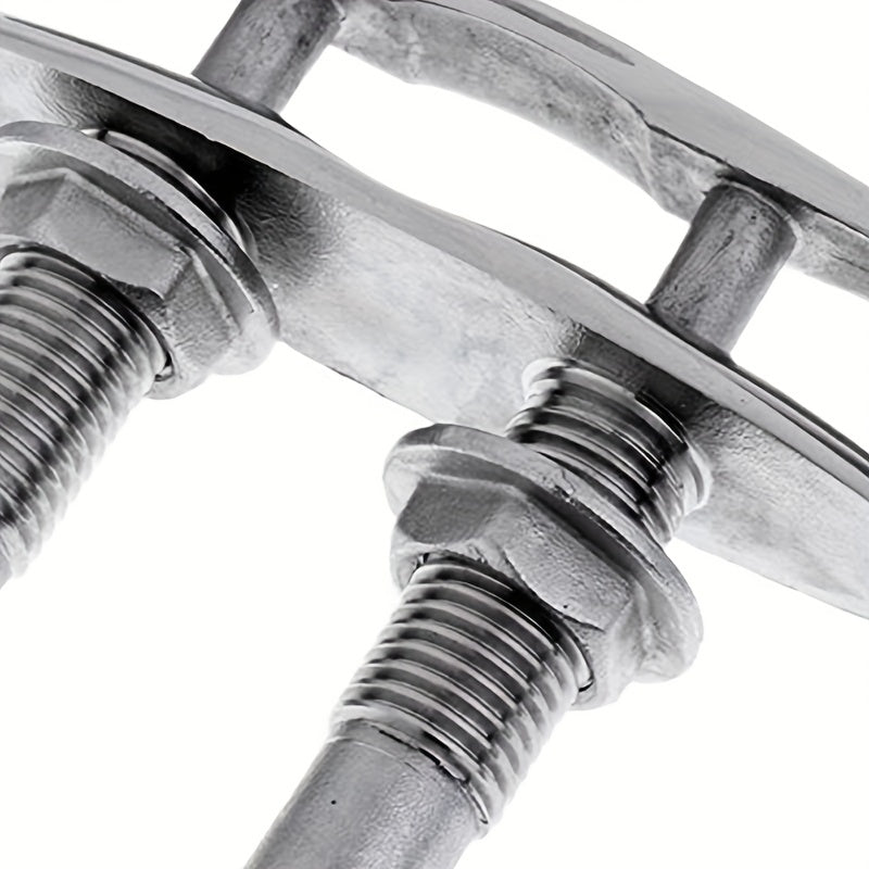 316 Stainless Steel Boat Cleat 12 Pull Up for Anchoring/Mooring