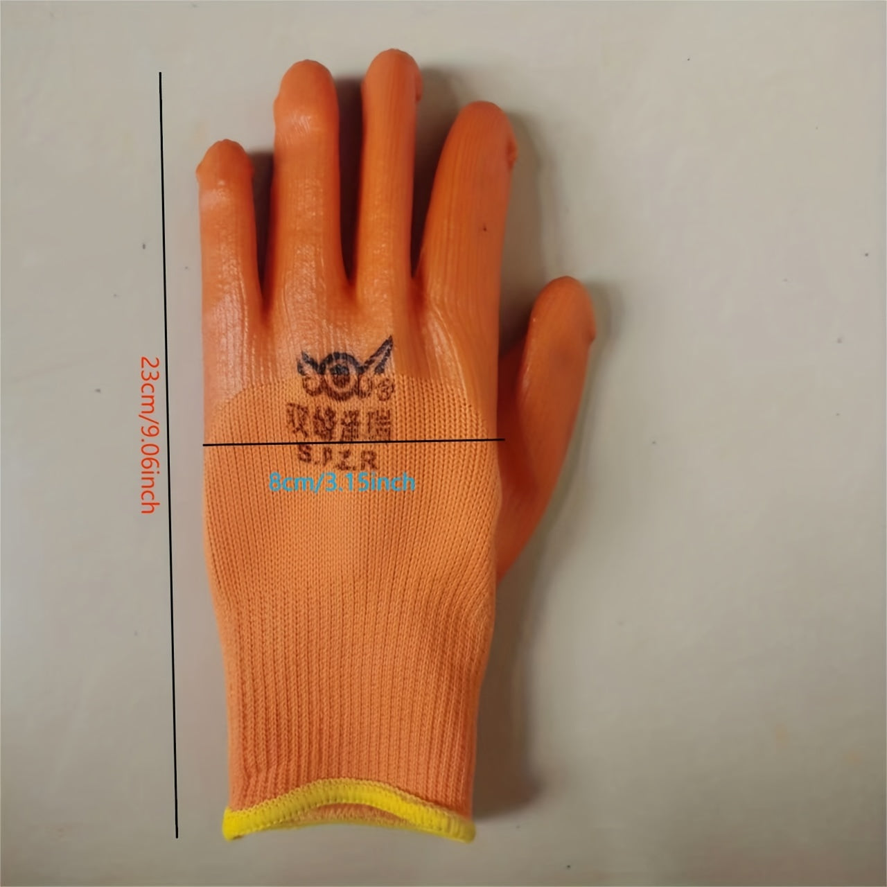 Waterproof PVC Labor Protection Gloves Full Hanging Rubber Thickened