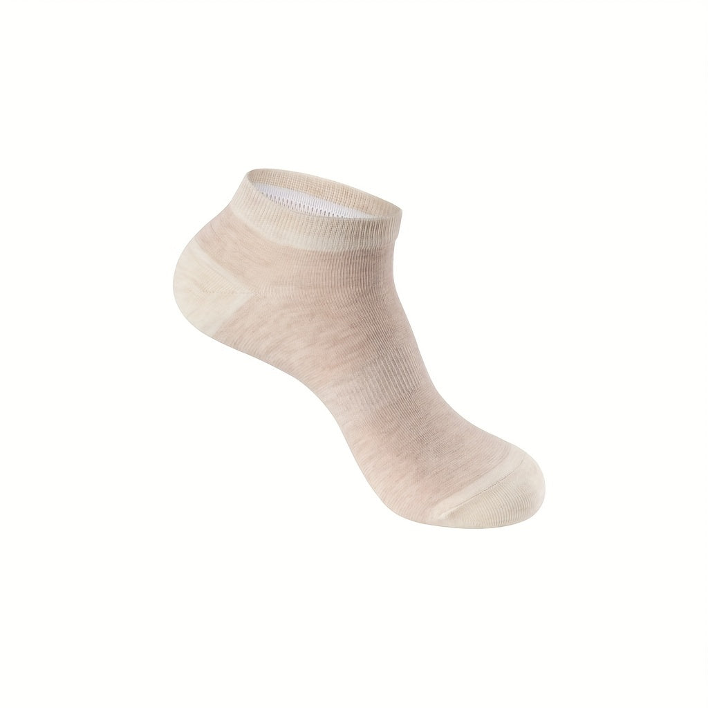 5 Pairs Women's Lightweight Sports Ankle Socks Soft Low Cut Stockings