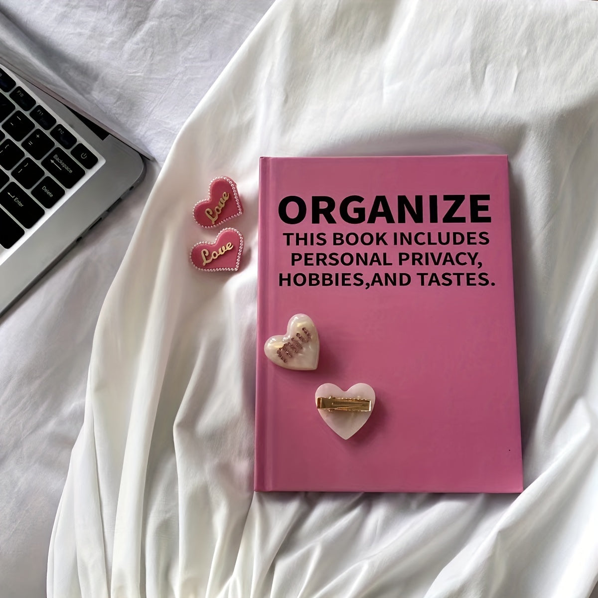 Pink Honey Notebook Rose Pink Agenda Daily Weekly Planner Thickened