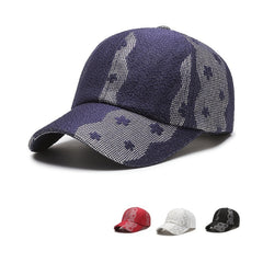 Lace Embroidery Baseball Cap Lightweight Block Dad Hats for Women