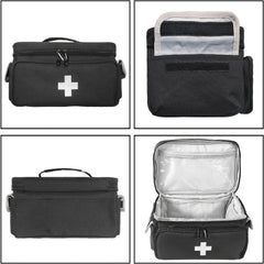 First Aid Storage Bag Empty Organizer For Emergency Home Office Car Travel