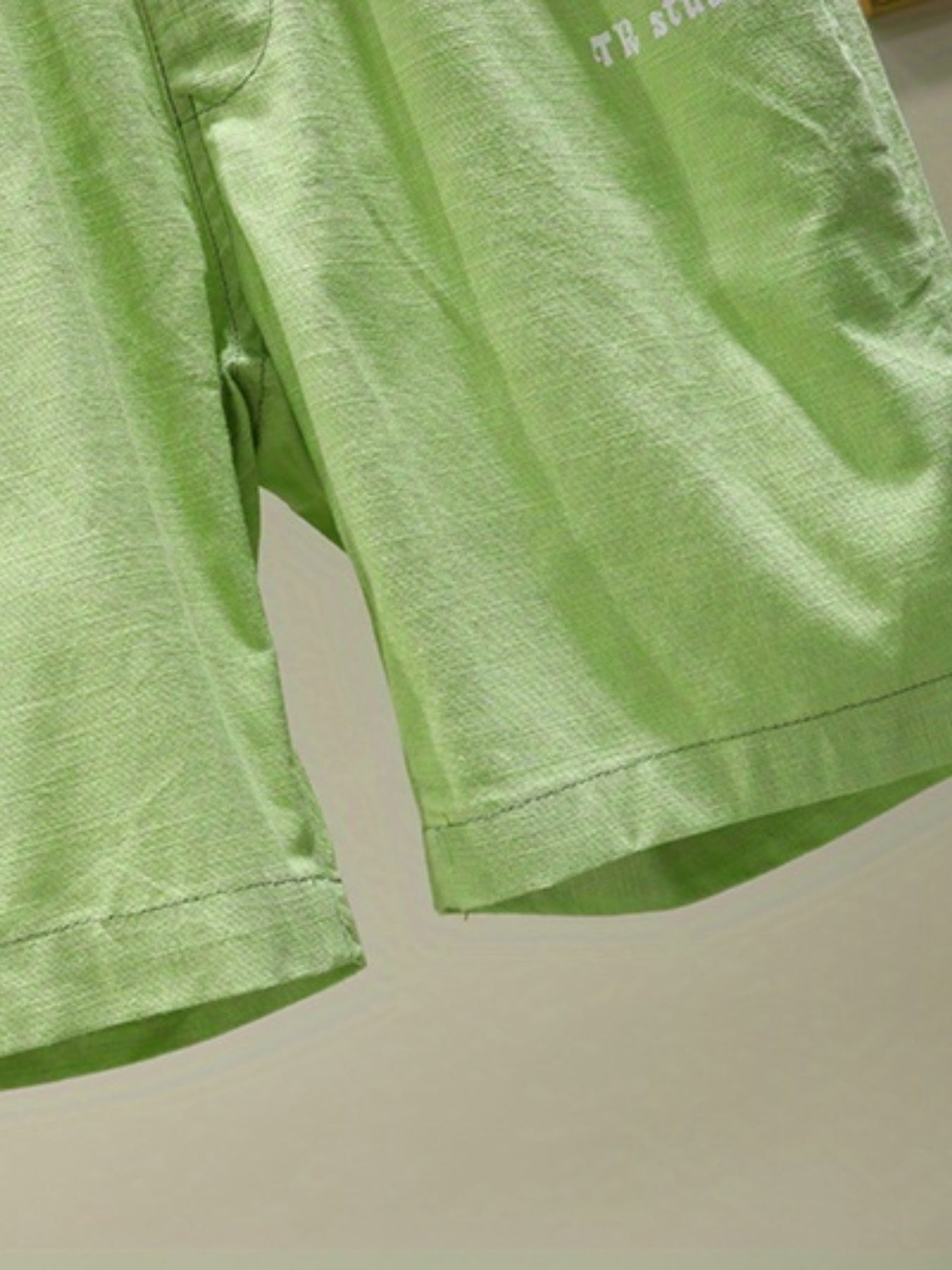 Boys Letter Print Casual Shorts - Quick Drying Elastic Waist Comfortable Summer