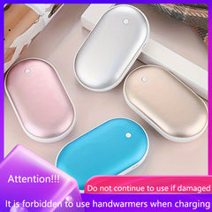 Portable Pebble Hand Warmer USB Rechargeable Mini Heater