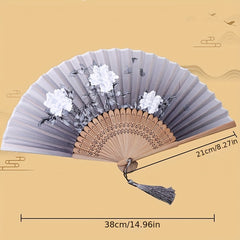 Chinese Style Folding Fan Dance Fan Retro Cheongsam Accessory