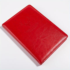 Vintage Deer Head Printed Leather Notebook A5