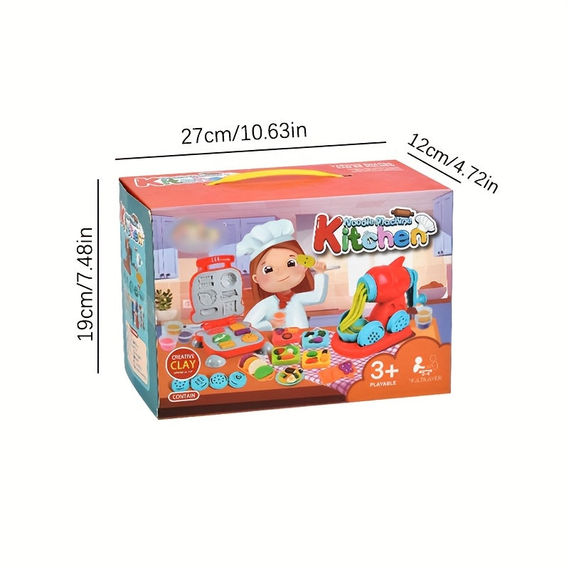 Clay Two in One Colorful Dough Kitchen Creative Food Toy Set