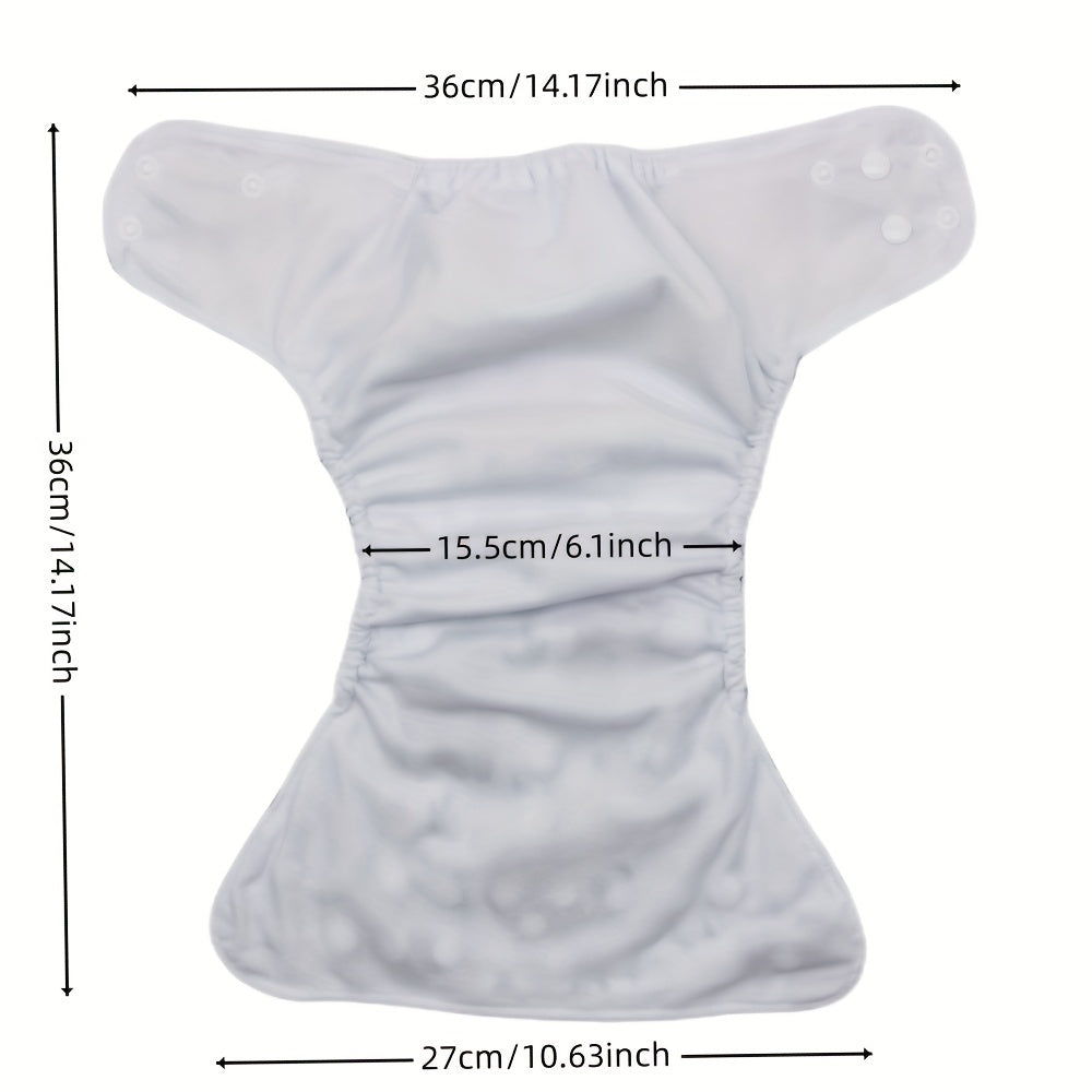 Adjustable Baby Cloth Diaper Tiger Print One Size Fits All
