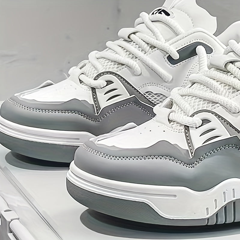 Men's Lace Up Skate Shoes Non Slip Casual Shoes For Youth