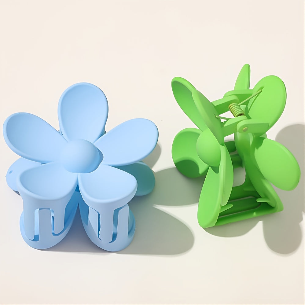 Daisy Hair Clip Large Claw Solid Hair Claw For Girls