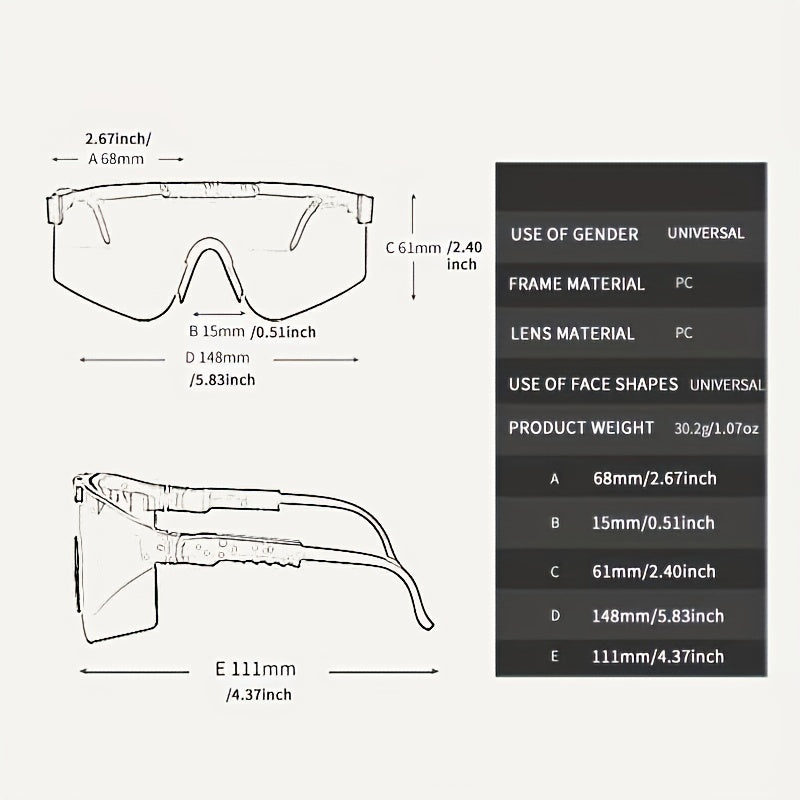 Polarized Sports Sunglasses UV400 Anti Glare Woman Goggles