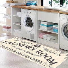 Non-slip Laundry Room Mat for Home Decor