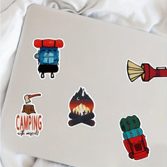 200 Pcs Cartoon Graffiti Pattern Travel Stickers