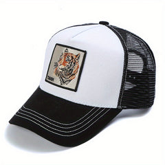 Unisex Animal Embroidered Baseball Cap for Outdoor Sport