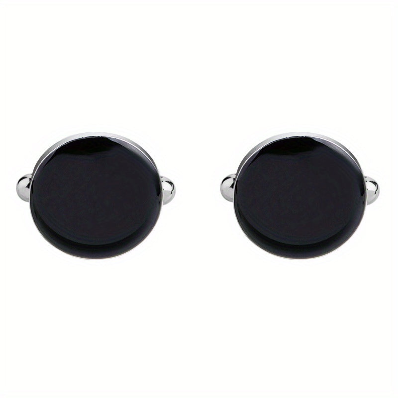 Alloy Dripping Oil Cuff Nails Cufflinks for Men