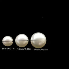 5pcs DIY Pearl Buckle Cheongsam Mushroom Bald Head Buckle