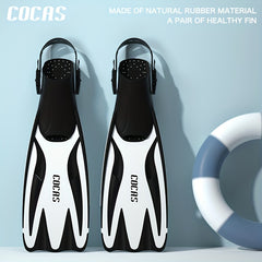 Adjustable Long Fins Silicone Fins Dive Flippers
