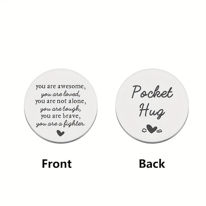 POCKET HUG Coin Inspirational Gift For Him Son Birthday Gift Motivational Gift