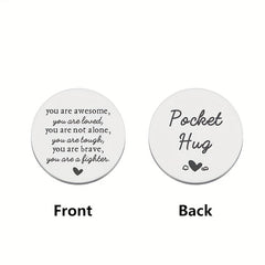 POCKET HUG Coin Inspirational Gift For Him Son Birthday Gift Motivational Gift