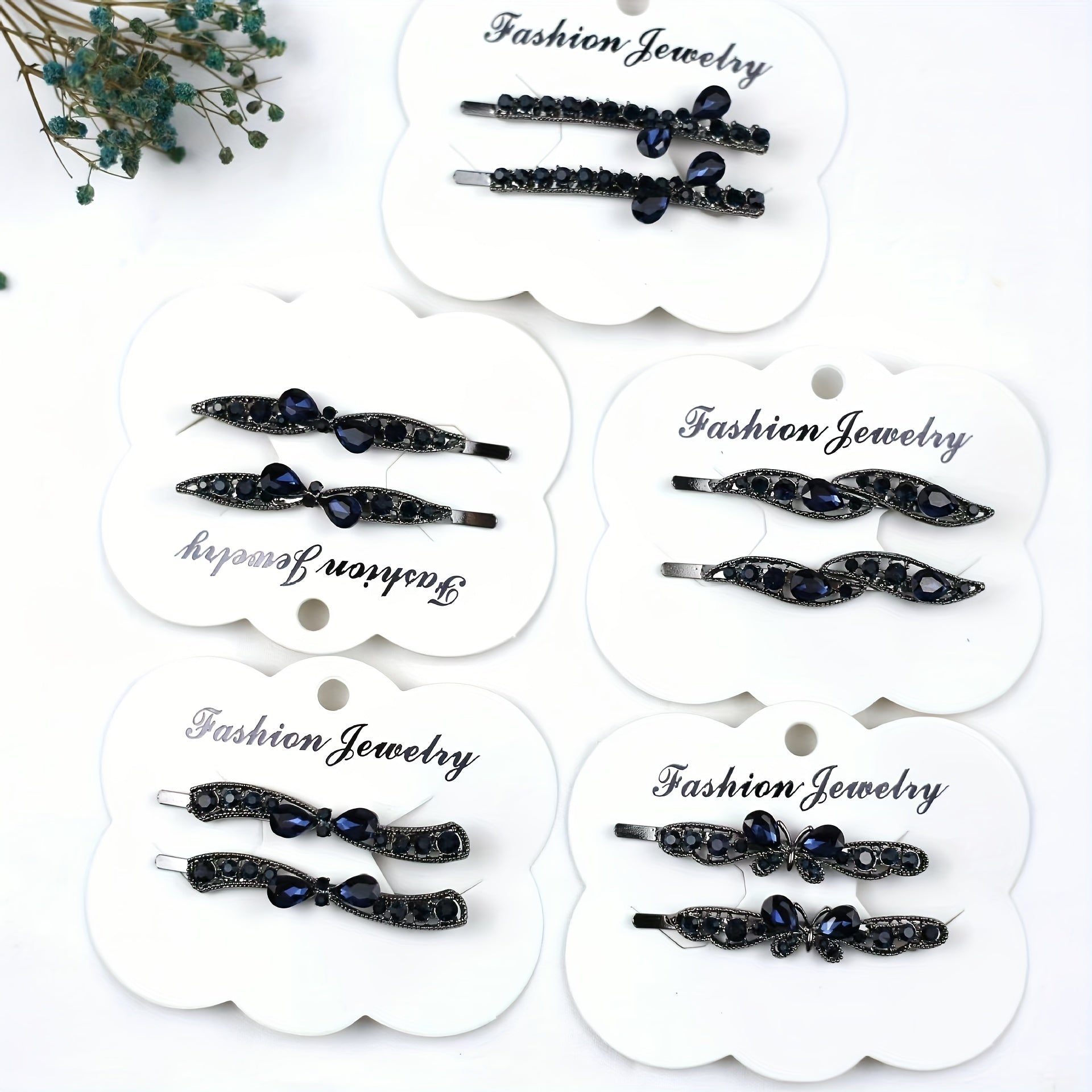 Crystal Hair Pin for Side Hair Bang Girls Clip