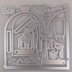 1pc Christmas House Metal Cutting Die DIY Card Scrapbook Decoration