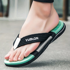 Men's Thong Sandals Non Slip Flip Flops Toe Post Slides Sandals