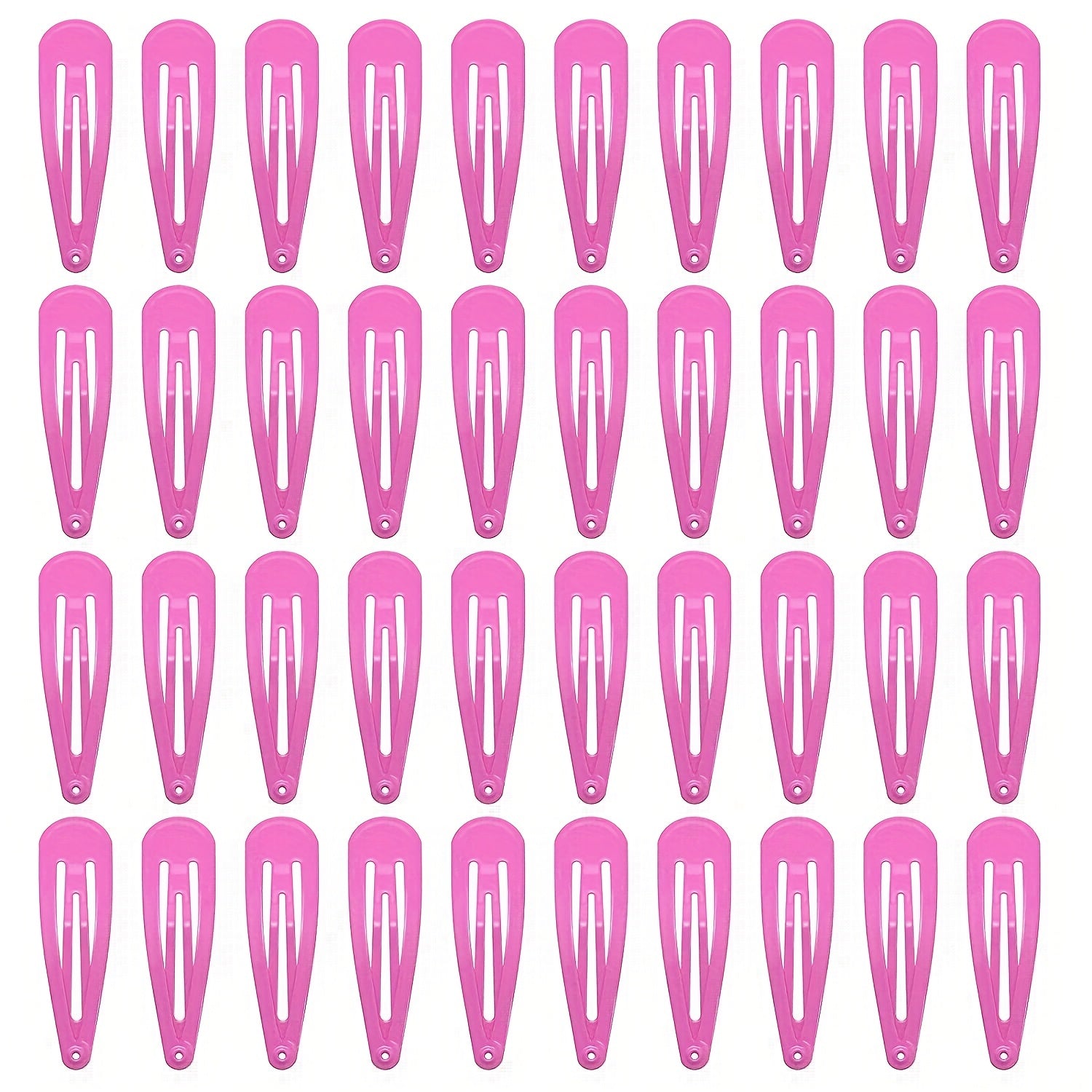 40pcs Baby Girl's Snap Clip Metal Hair Clip Hair Accessories