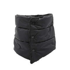 Winter Warm Fleece Scarf Button Down Cotton Protection Neck Gaiter