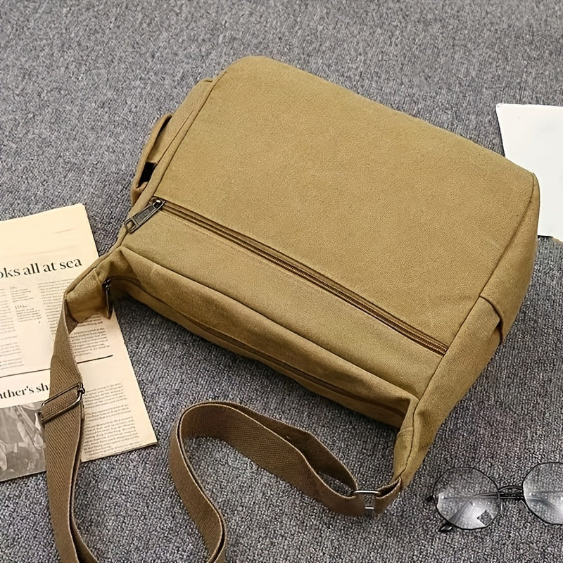 Large Capacity Men's Crossbody Backpack Briefcase Shoulder Bag