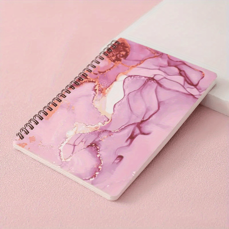 A5 Marble Page Texture Notebook 80 Sheets