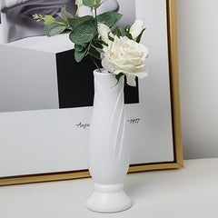 1pc Plastic Vase Creative Petal Shaped Vase Anti-drop Home Decoration